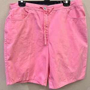 Christopher & Banks, hot pink denim shorts 20W #329
